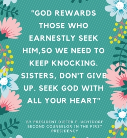 General Conference Teaching Helps: Fourth Floor, Last Door by President Dieter F. Uchtdorf